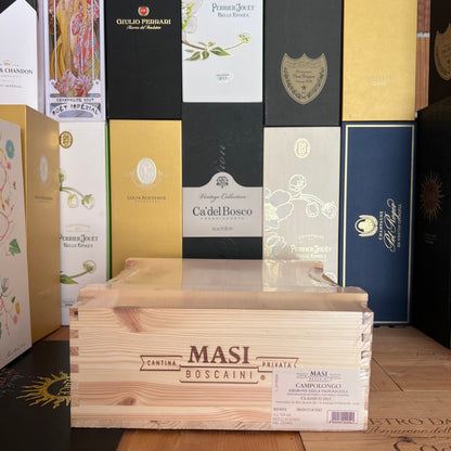 Masi Amarone Campolongo di Torbe 2015 cassa di legno 3 bottigliea