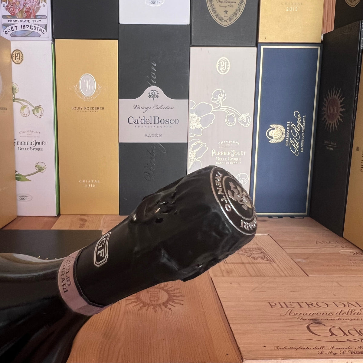 Giulio Ferrari rosè 2007 cofanetto Riserva del Fondatore