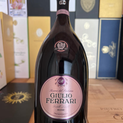 Giulio Ferrari rosè 2007 cofanetto Riserva del Fondatore