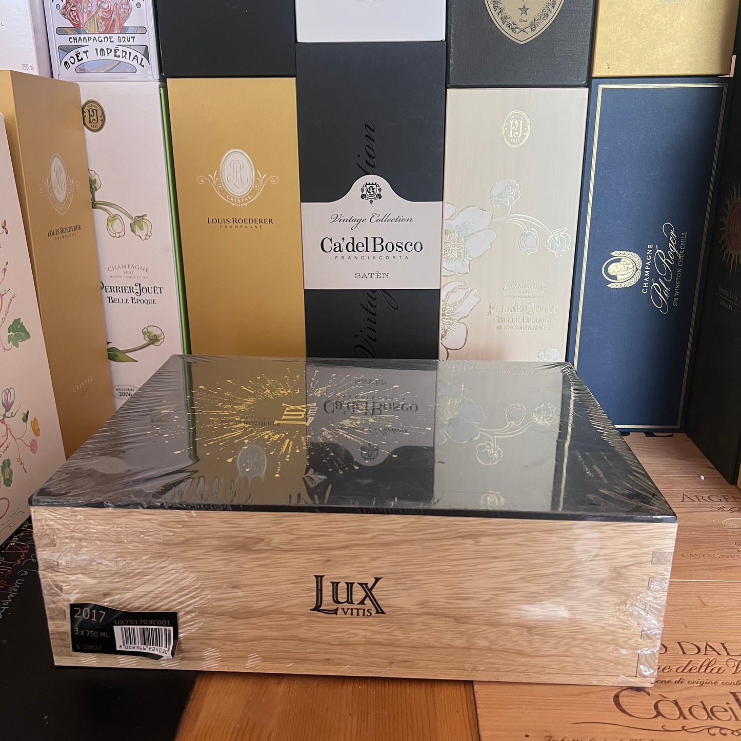 Lux Vitis 2017 cassa di legno da 3 - Tenuta Luce