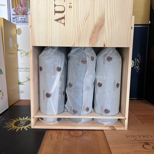 Auritea 2019 cassa di legno - Tenute Lunelli