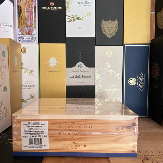 Ripe al Convento 2018 Castelgiocondo cassa di legno 3 bottiglie - Frescobaldi