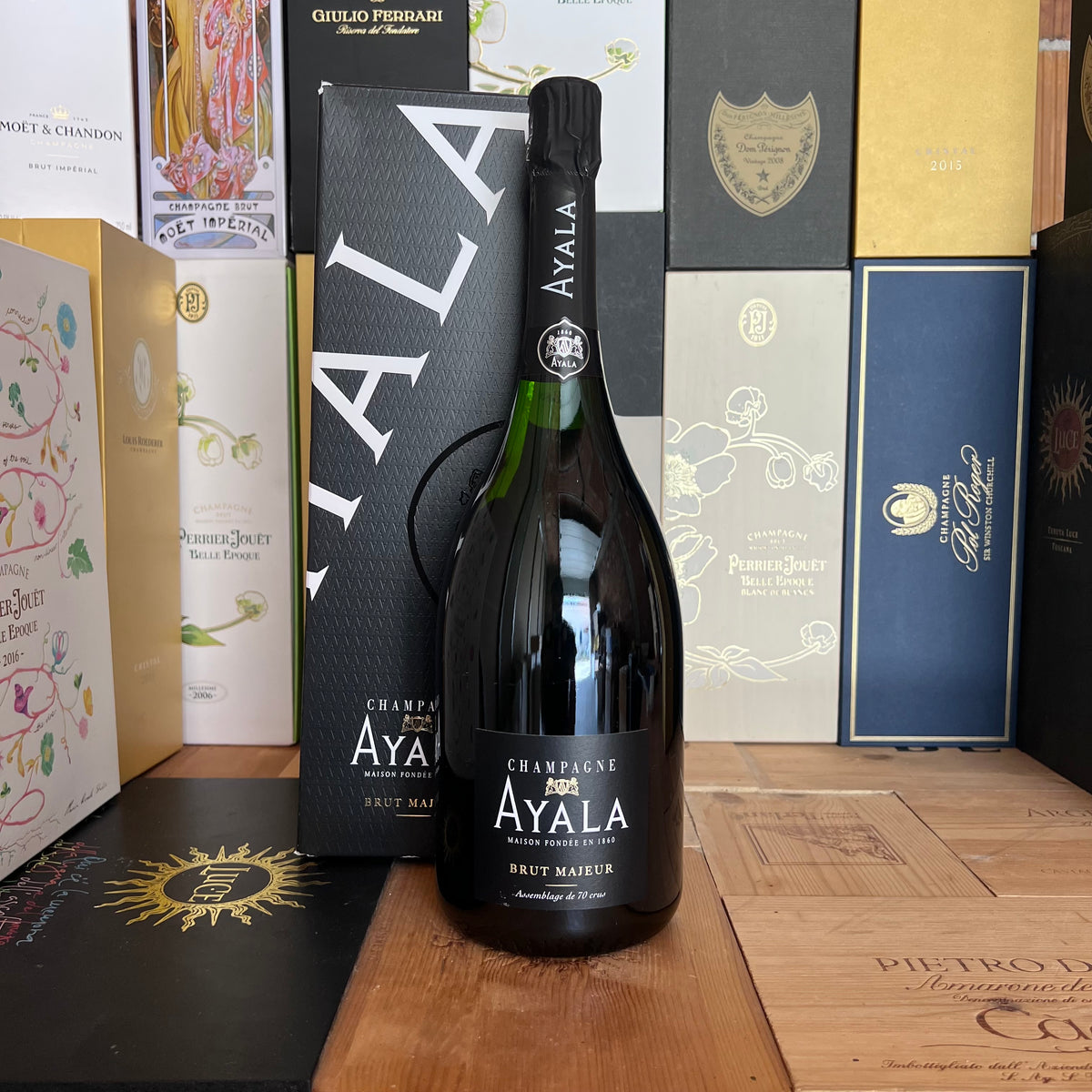 Ayala “Majeur” brut magnum con astuccio