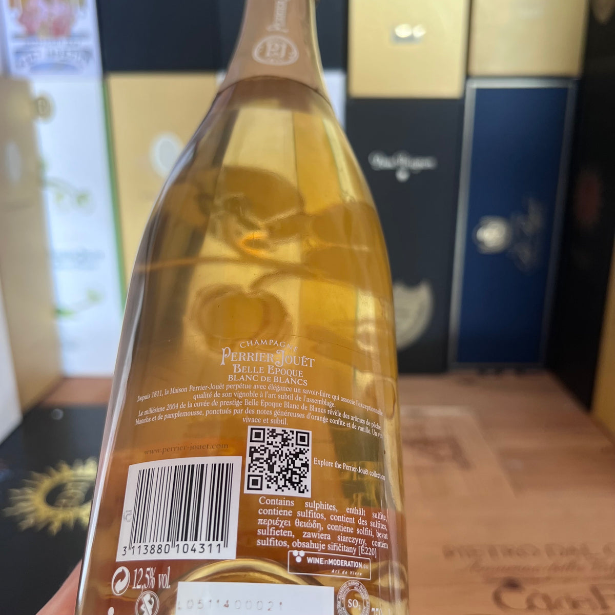 Belle Epoque 2004 Blanc de Blanc in cassa di legno