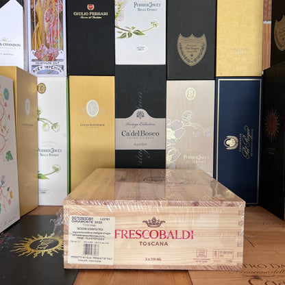 Giramonte 2020 OWC cassa di legno da 3 - Frescobaldi