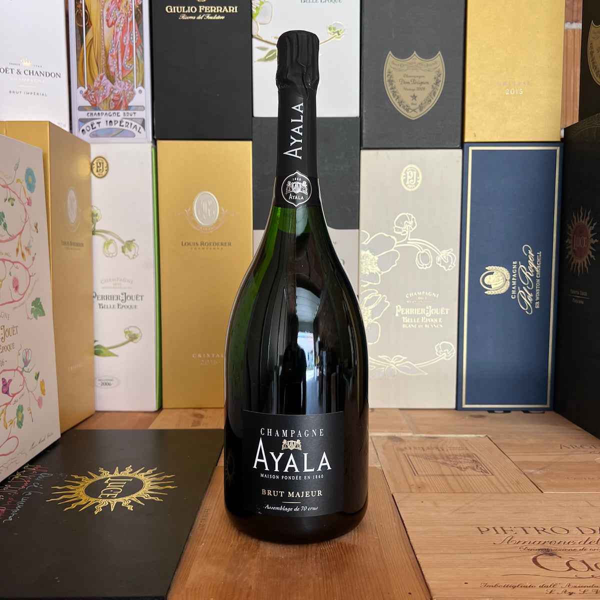 Ayala “Majeur” brut magnum con astuccio