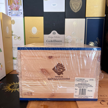 Lamaione 2018 Castelgiocondo cassa di legno - Frescobaldi