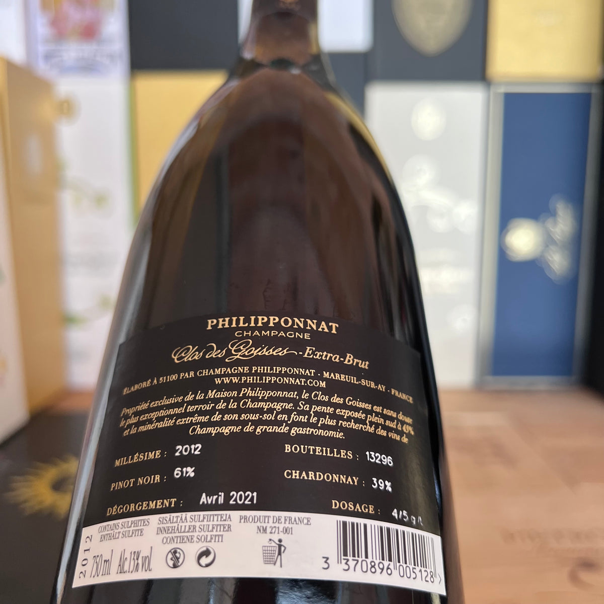 Philipponnat clos des Goisses 2012 Extra Brut con cofanetto