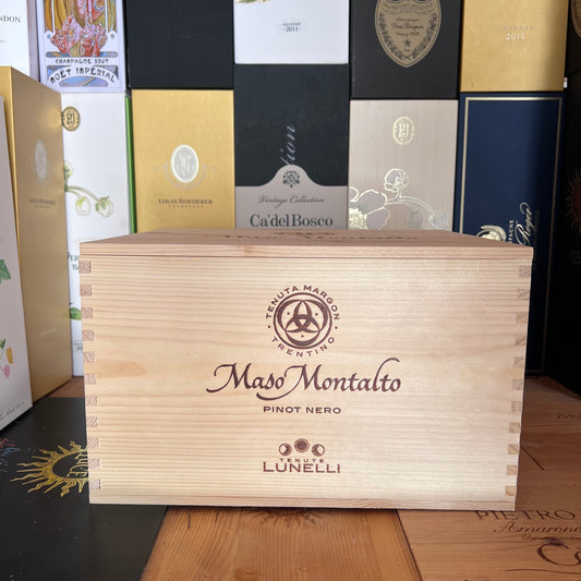 Maso Montalto Pinot nero 2022 cassa di legno - Tenute Lunelli
