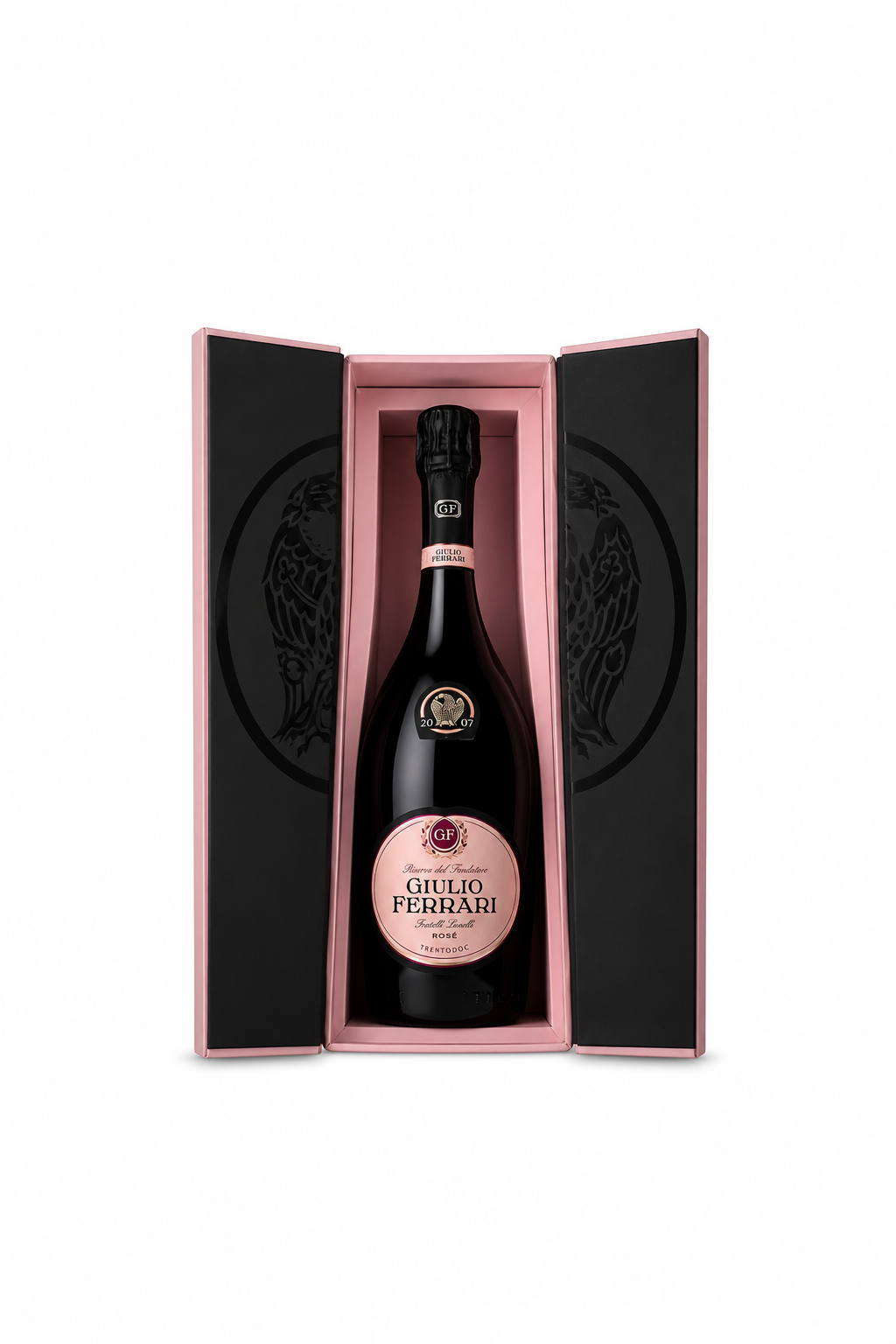 Giulio Ferrari rosè 2007 cofanetto Riserva del Fondatore